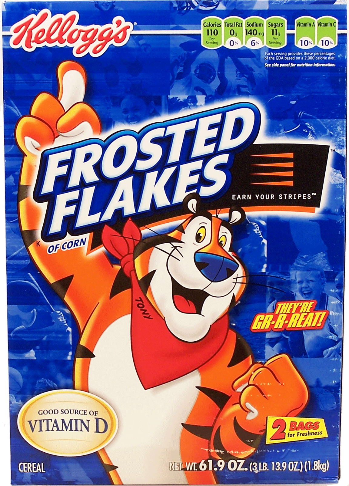 Kellogg's Frosted Flakes sweetened corn flakes, 2 bags Full-Size Picture